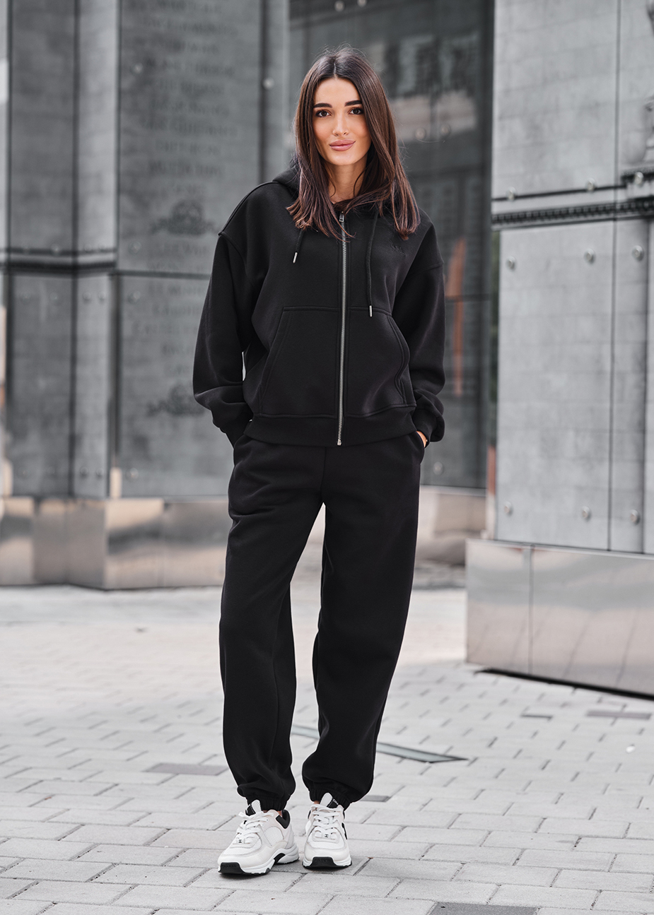 Costum de trening de damă Staff on black oversize fleece