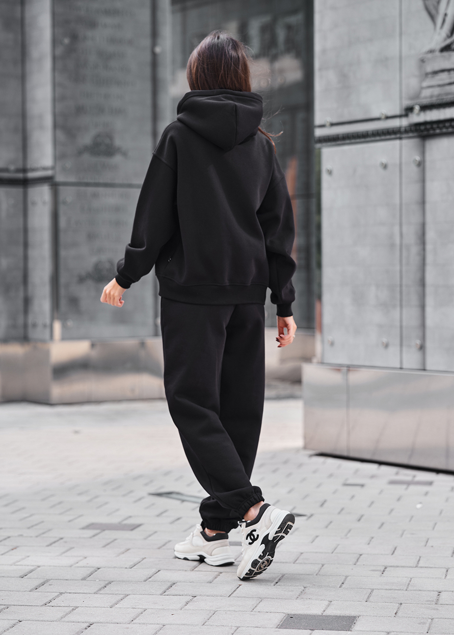 Costum de trening de damă Staff on black oversize fleece