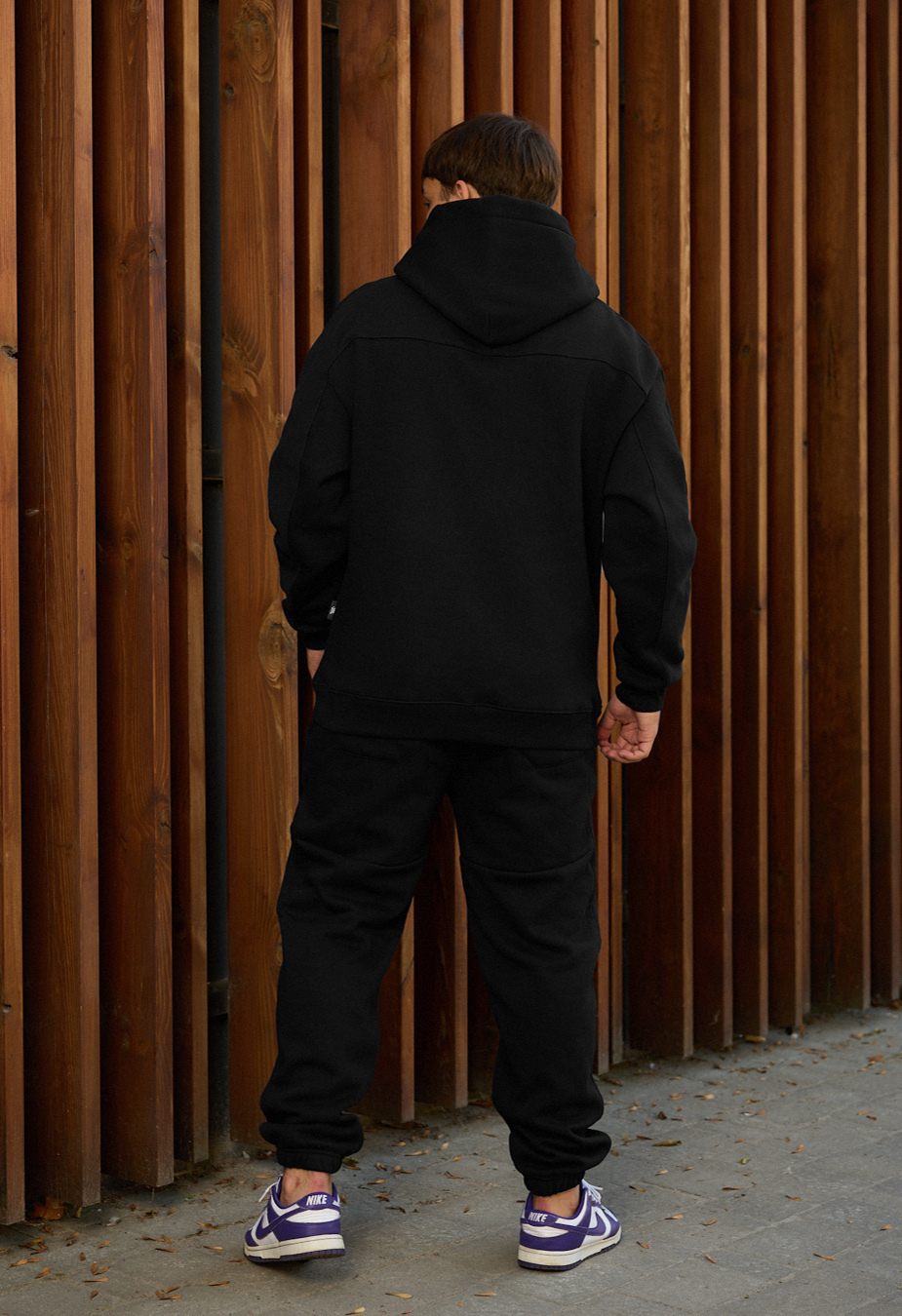 Costum de trening Staff say black logo fleece