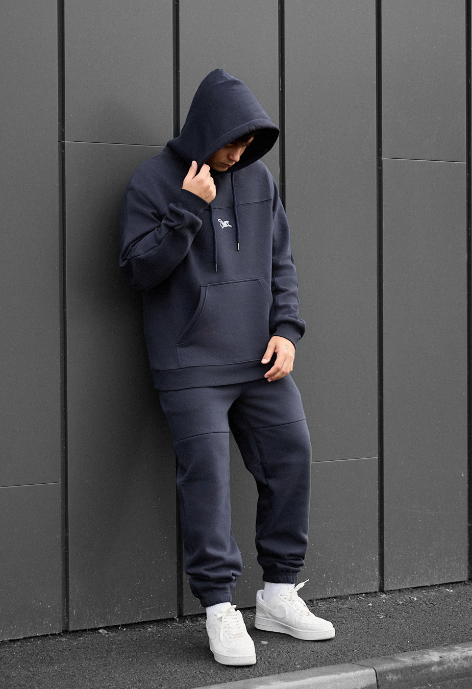 Costum de trening Staff say navy logo fleece