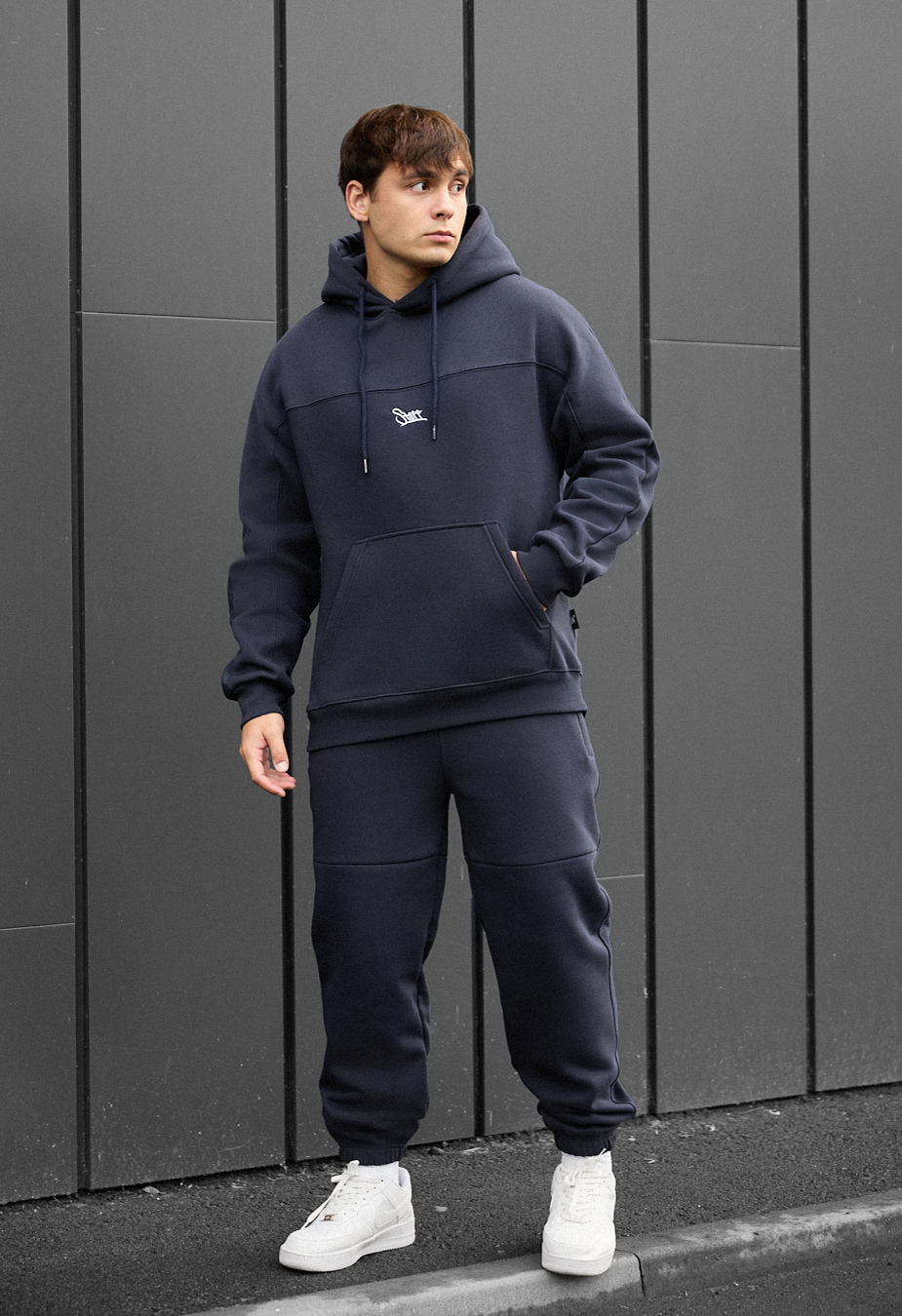 Costum de trening Staff say navy logo fleece