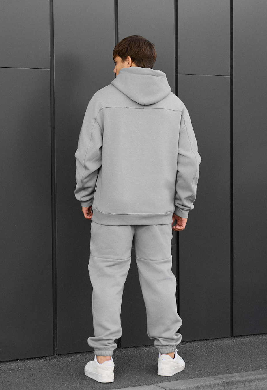Costum de trening Staff say light gray logo fleece