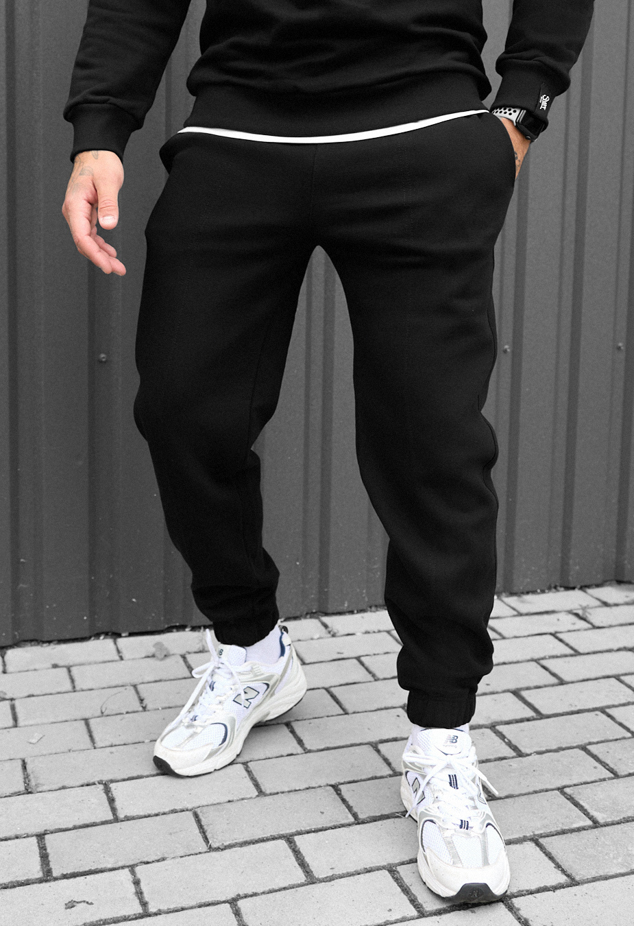 Pantaloni de trening Staff pa black fleece