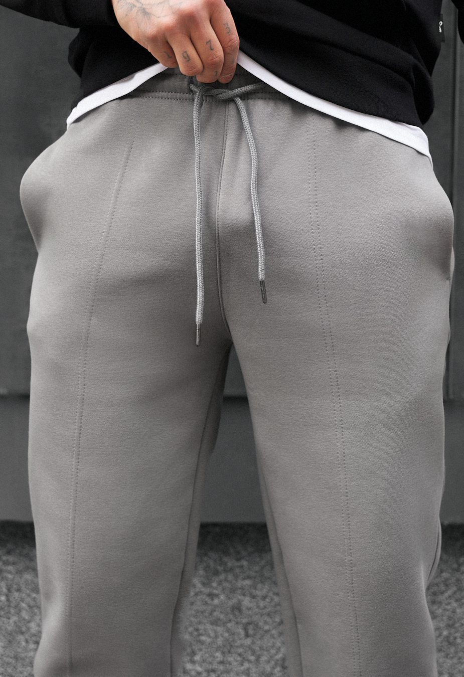 Pantaloni de trening Staff pa gray fleece