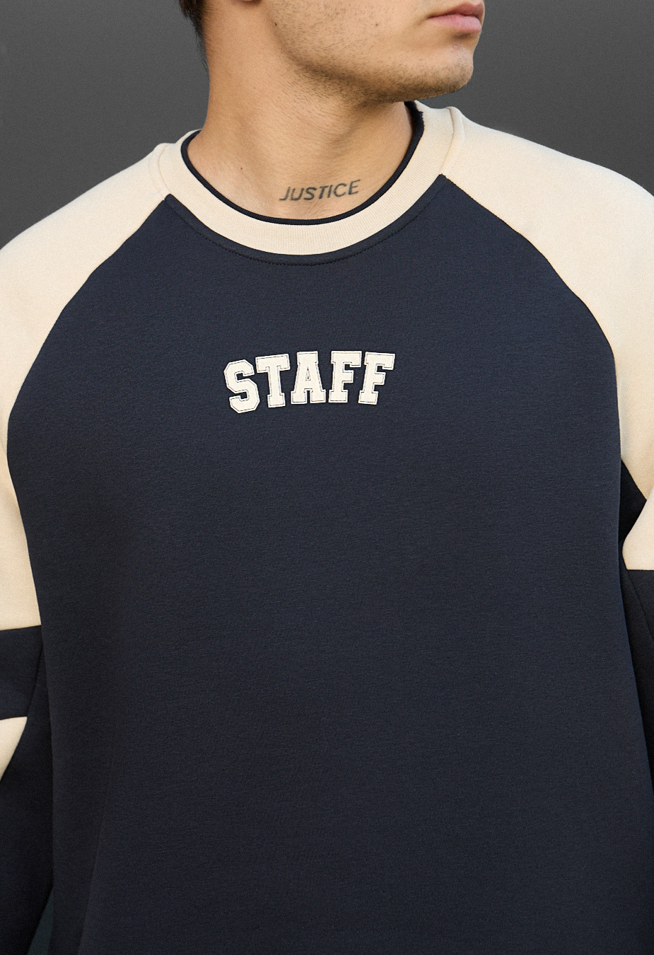 Bluză de trening Staff logo oversize fleece