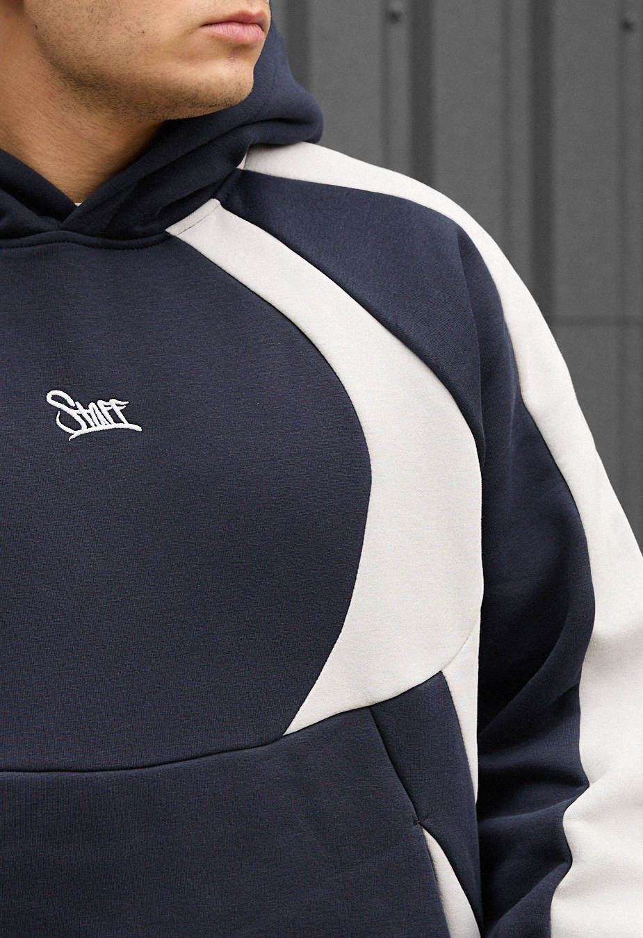 Costum de trening Staff mil navy & light gray