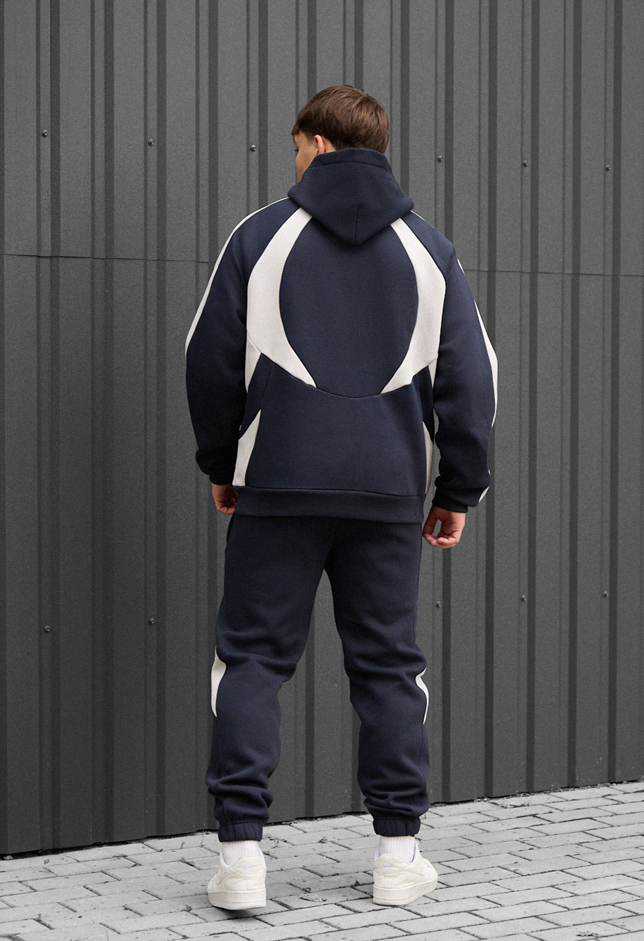 Costum de trening Staff mil navy & light gray