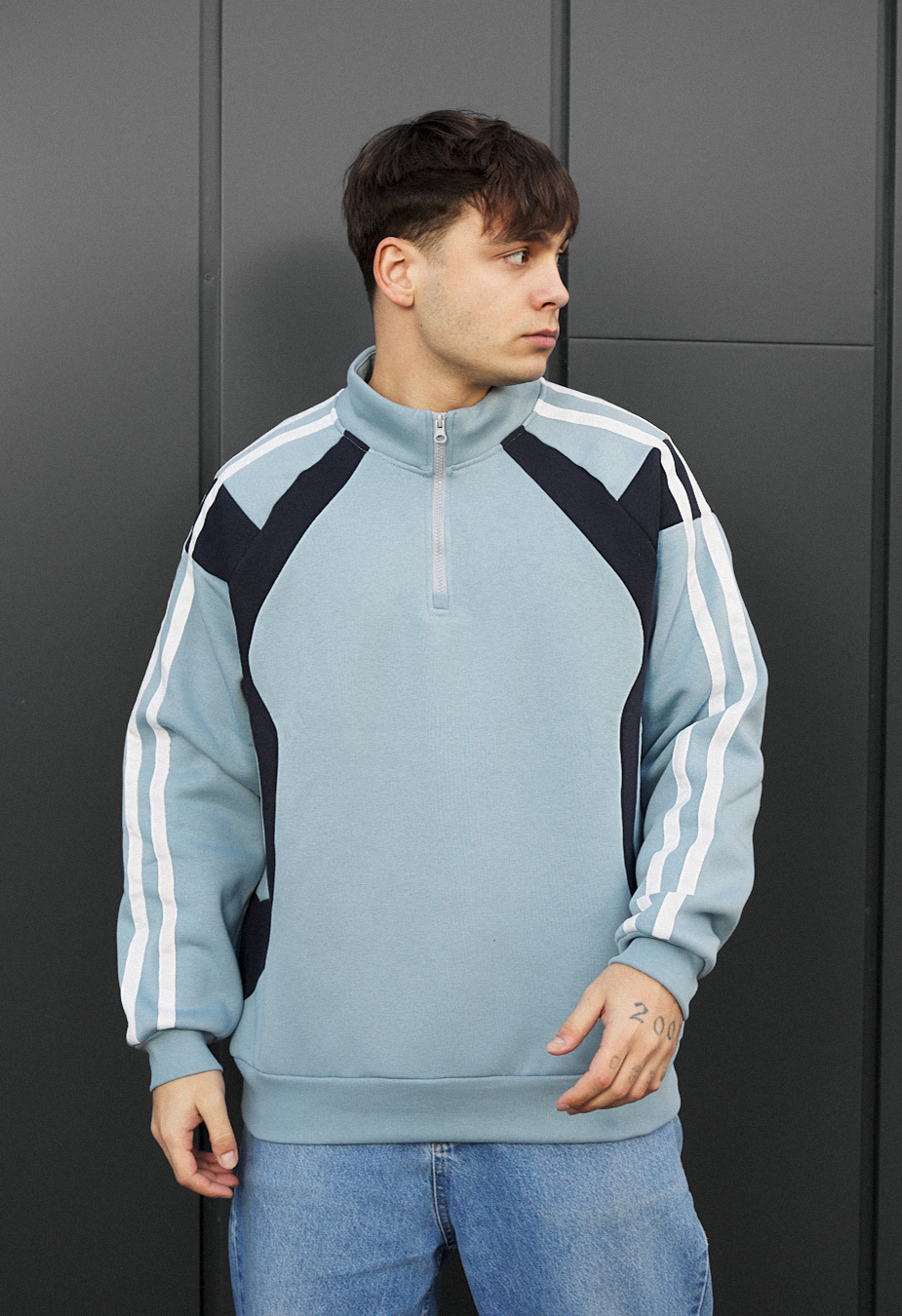 Bluză Staff ha 2 oversize fleece