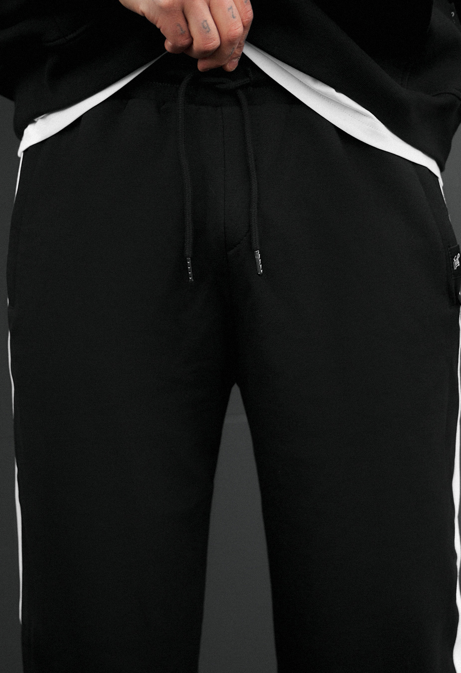 Pantaloni de trening Staff un black lampas