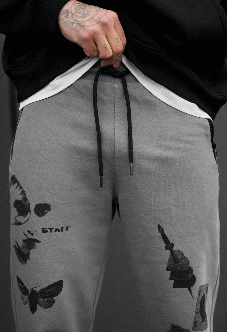 Pantaloni de trening Staff clo heart & rose