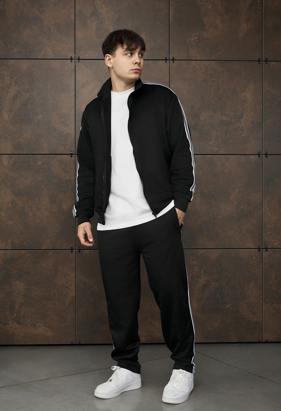 Costum de trening Staff pri black