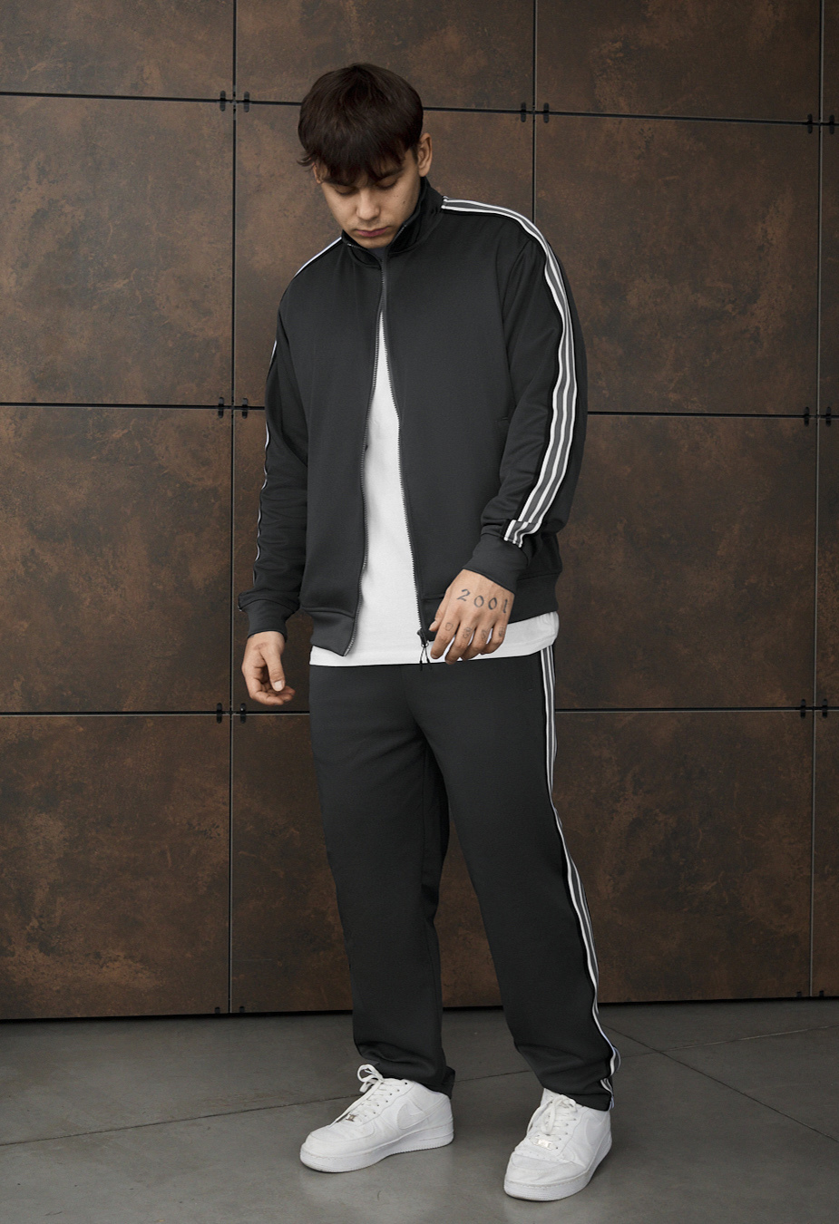 Costum de trening Staff pri dark gray