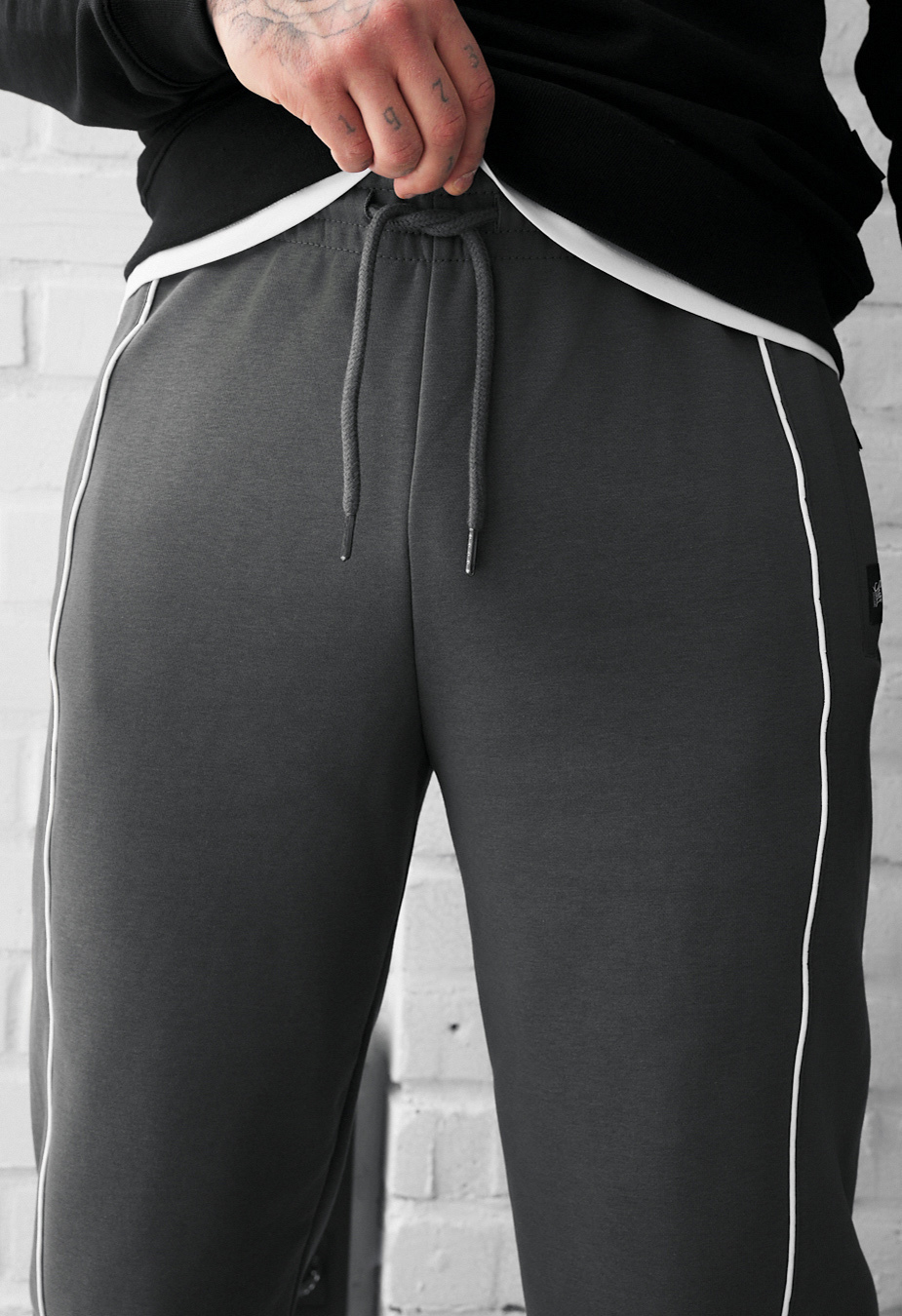 Pantaloni de trending Staff siv dark gray reflective