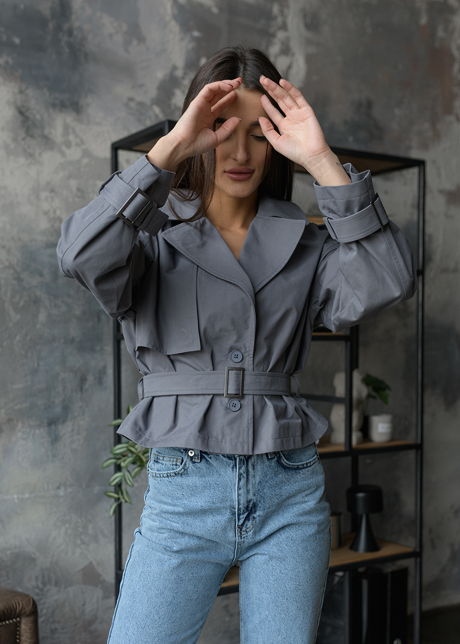 Trench de damă Staff tac gray
