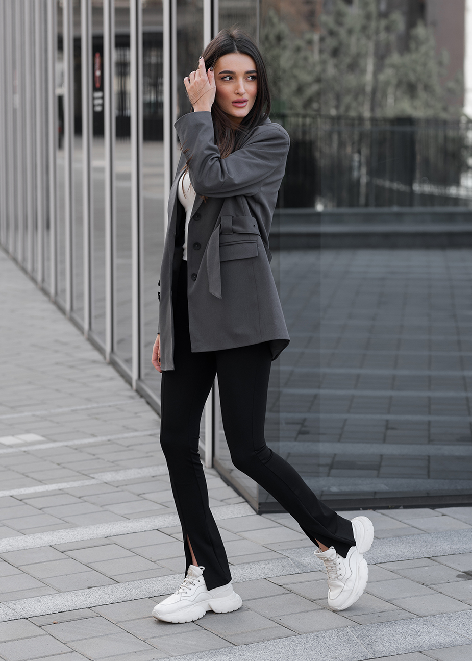 Sacou de damă Staff au gray
