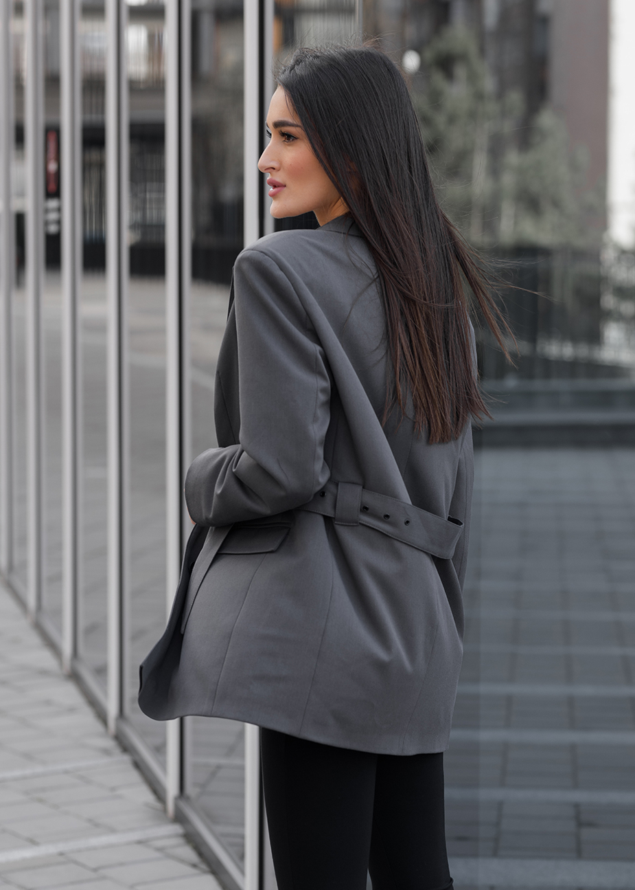 Sacou de damă Staff au gray