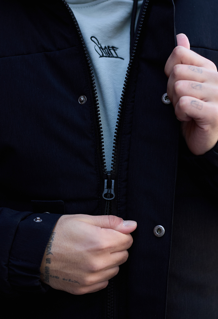 Geacă de iarnă Staff qux black