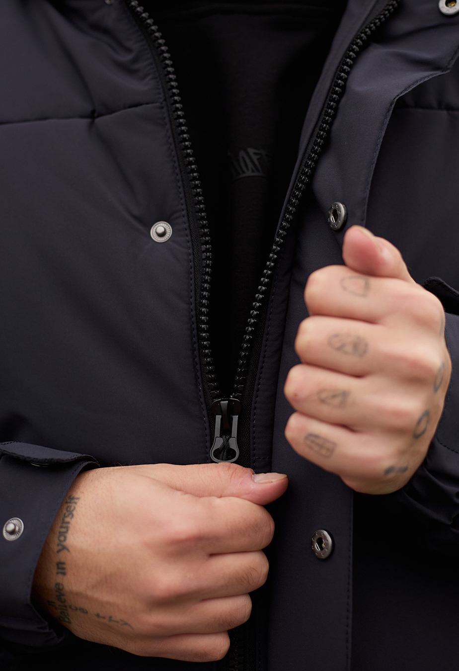 Geacă de iarnă Staff qux dark gray