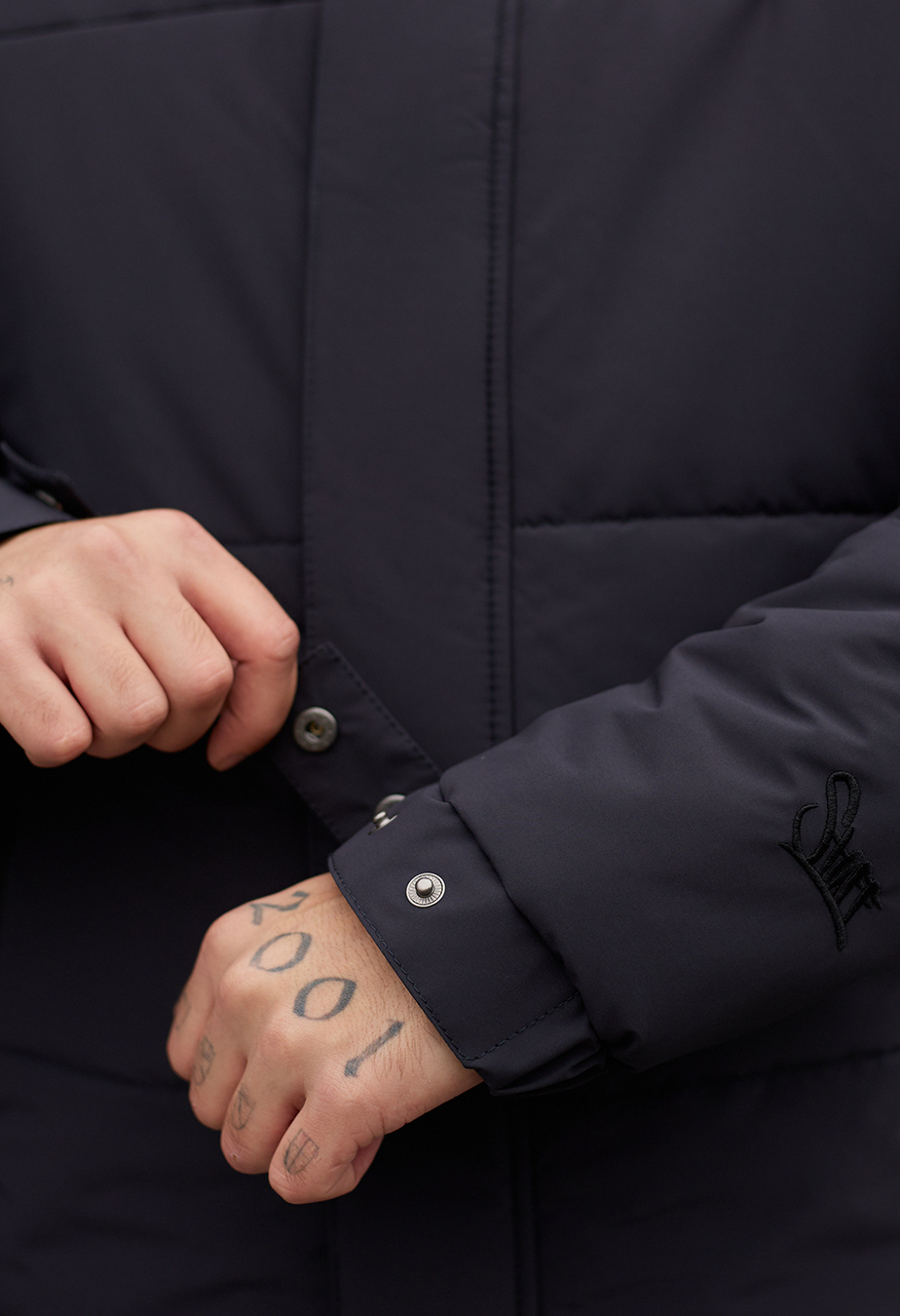 Geacă de iarnă Staff qux dark gray