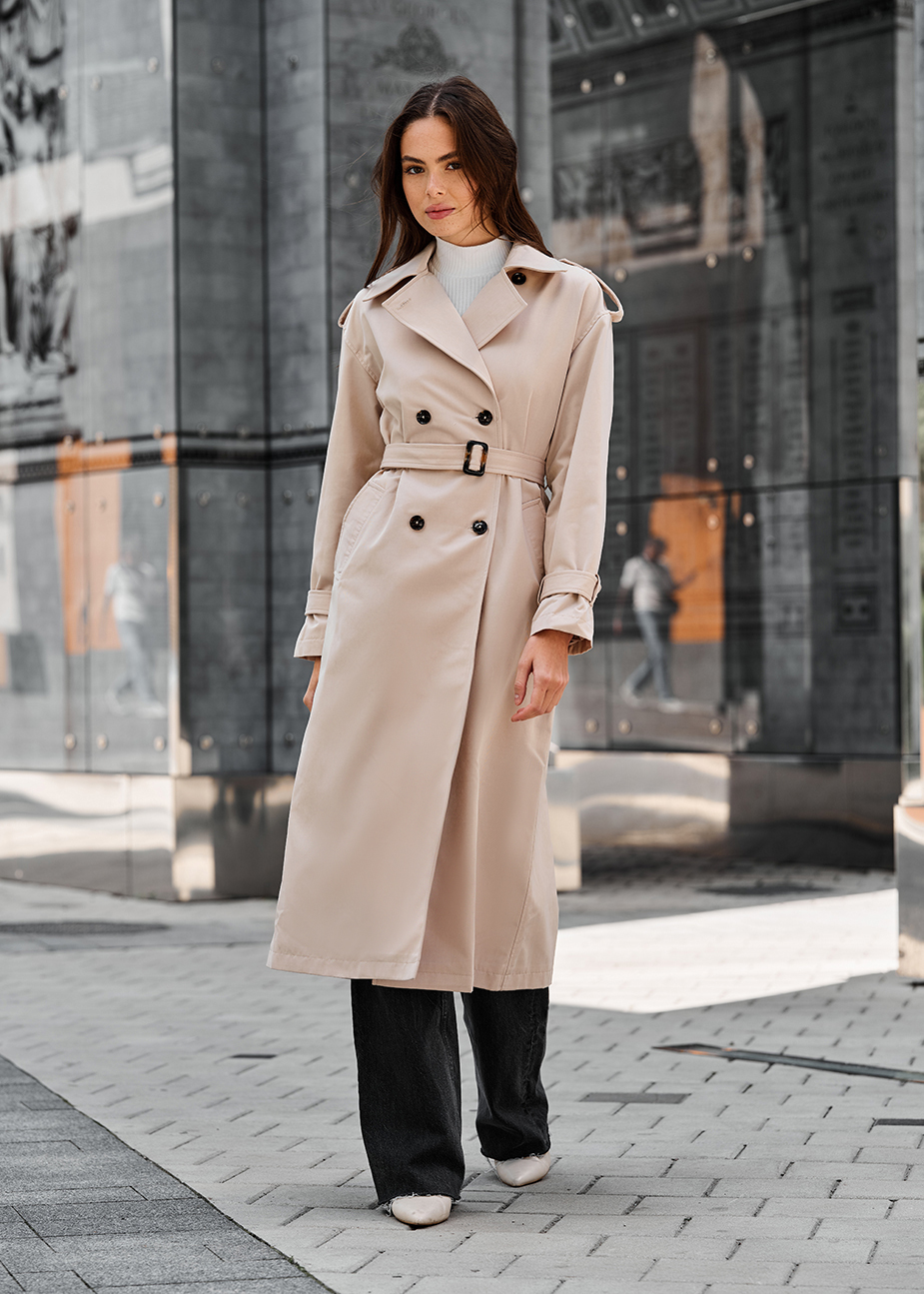 Trench de damă Staff mo beige