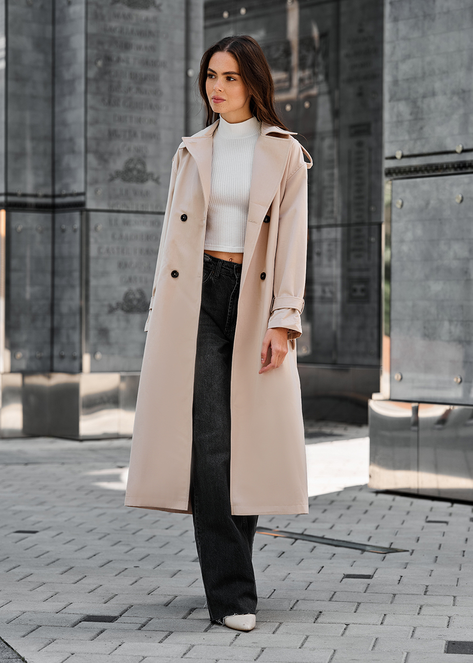 Trench de damă Staff mo beige