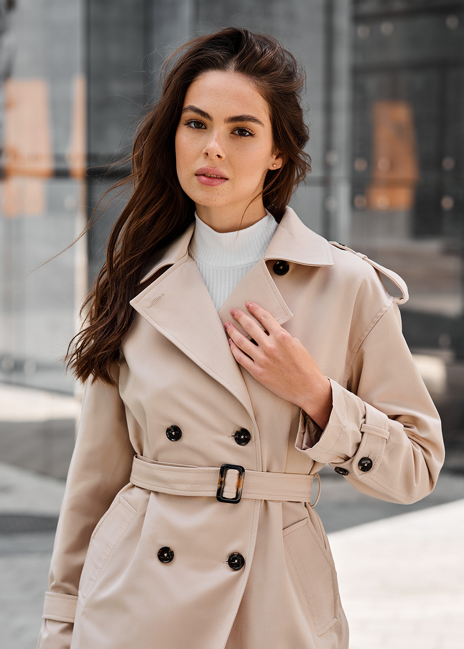 Trench de damă Staff mo beige