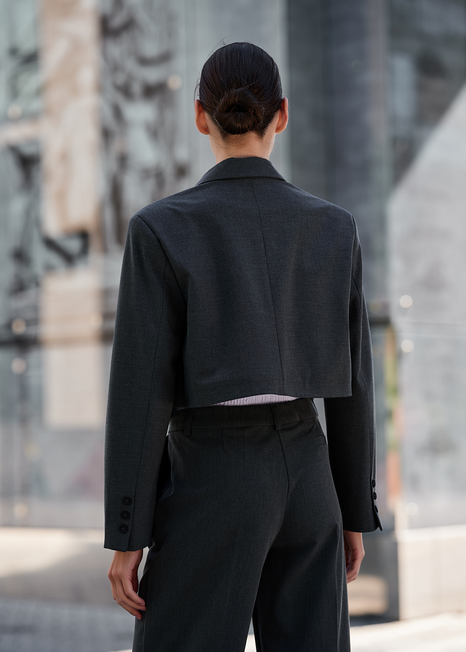 Sacou de damă Staff re gray