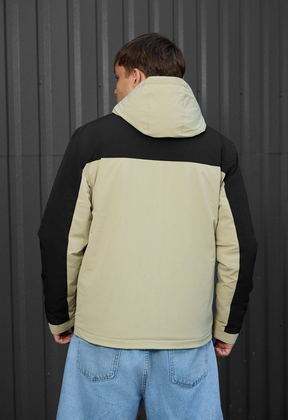 Geacă Staff quor black & light olive