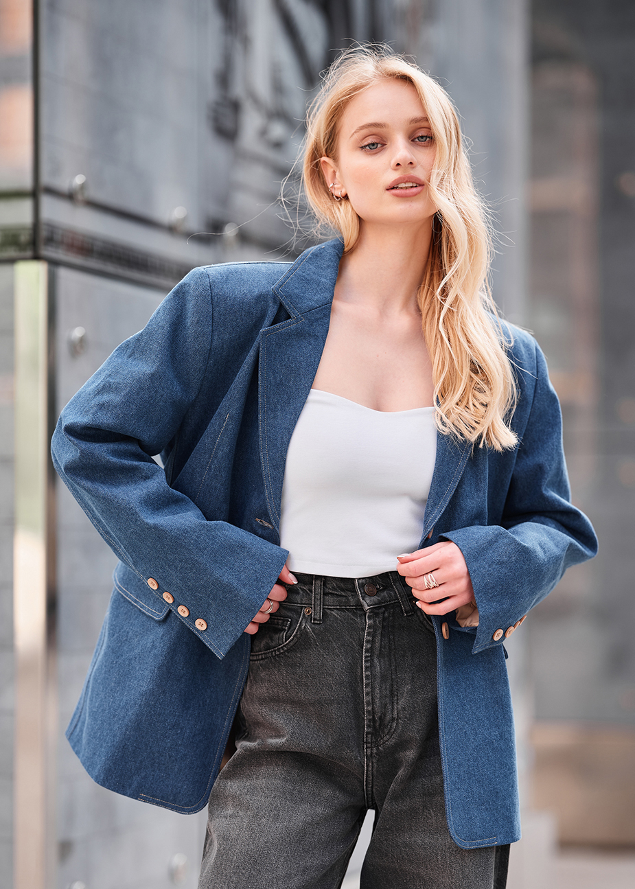 Sacou de damă Staff daf blue