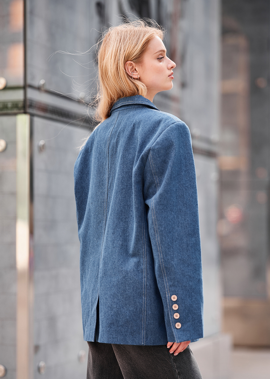 Sacou de damă Staff daf blue