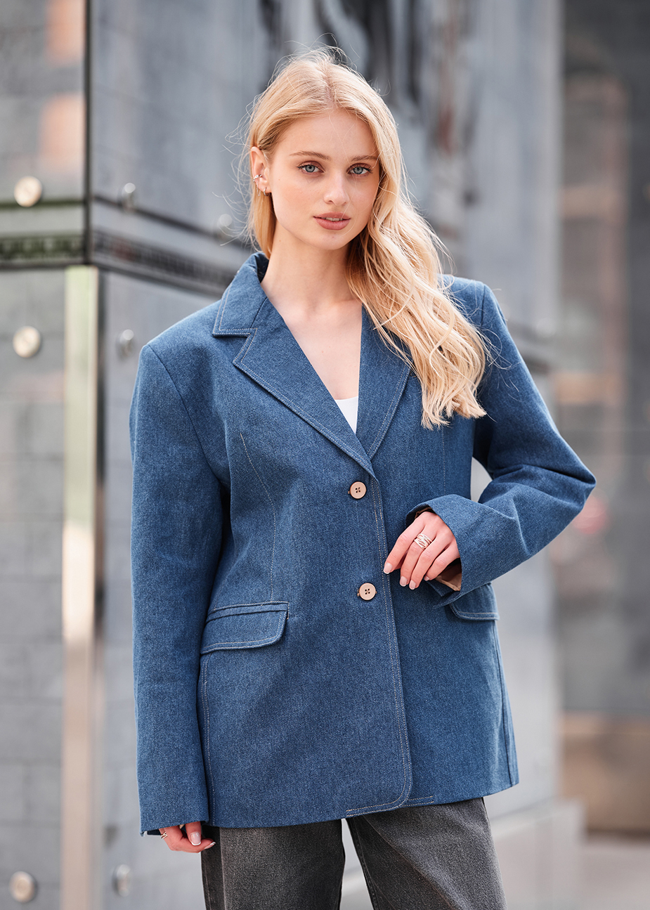 Sacou de damă Staff daf blue