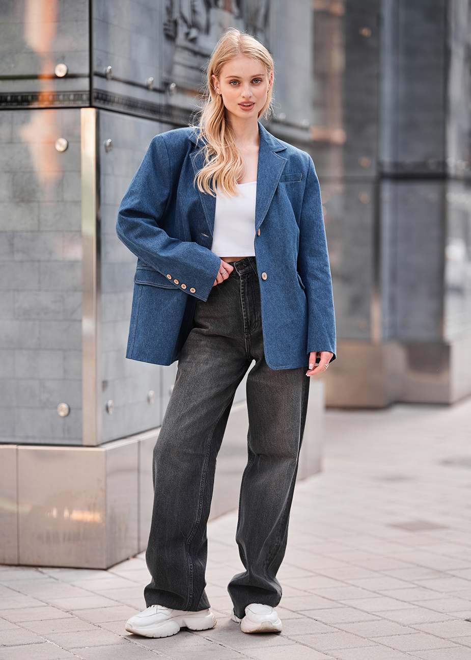 Sacou de damă Staff daf blue