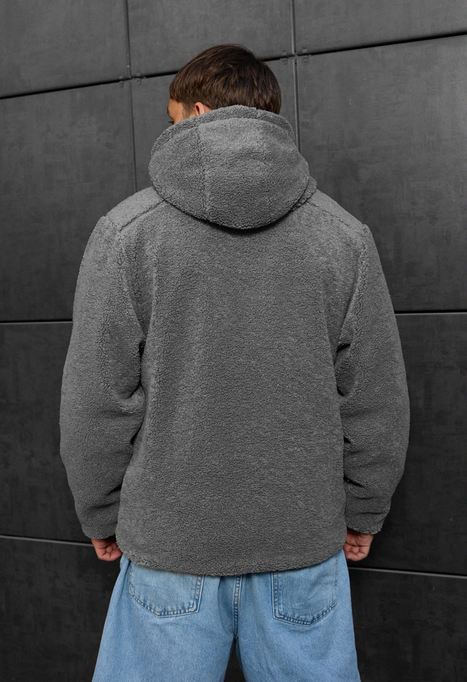 Geacă de blană Staff brix gray