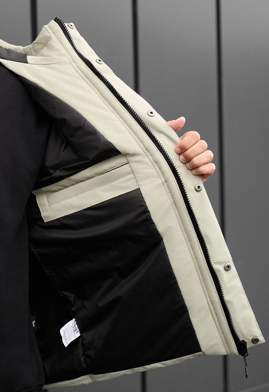 Geacă de iarnă Staff styn light olive