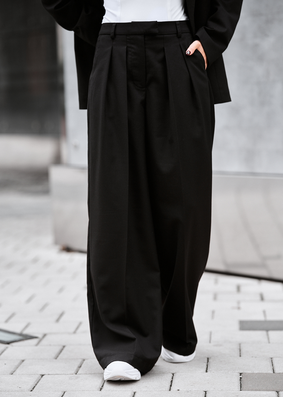 Pantaloni de damă Staff ren black