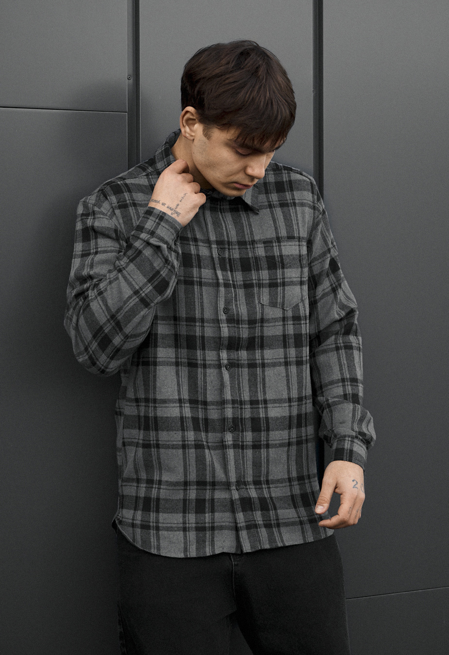 Cămașă Staff ed black & gray