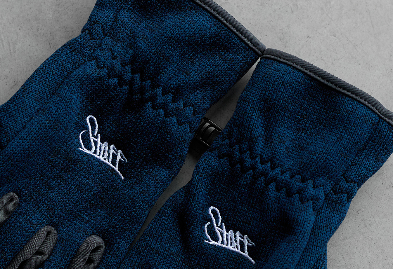Manuși Staff navy fleece size S-M