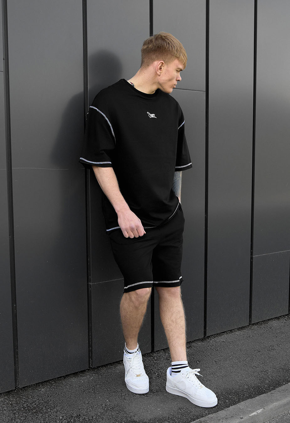 Set de vară tricou + pantaloni scurți Staff lio oversize