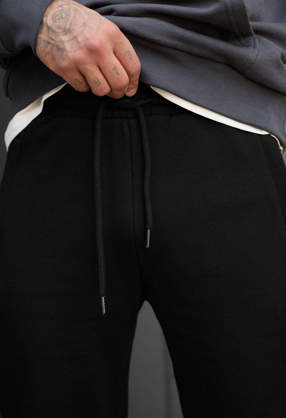 Pantaloni de trening Staff mil black