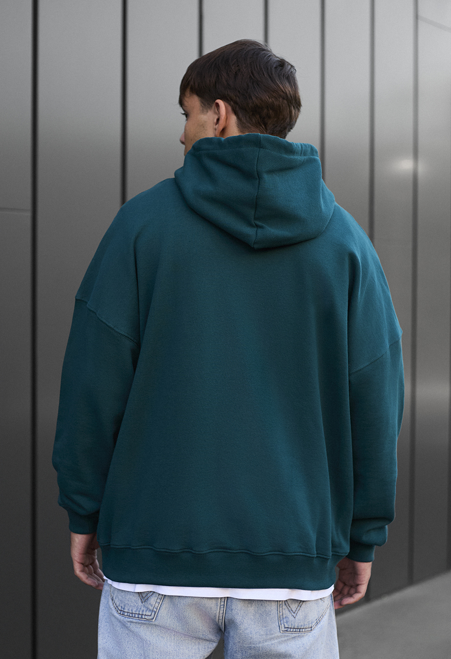 Hanorac Staff emerald oversize