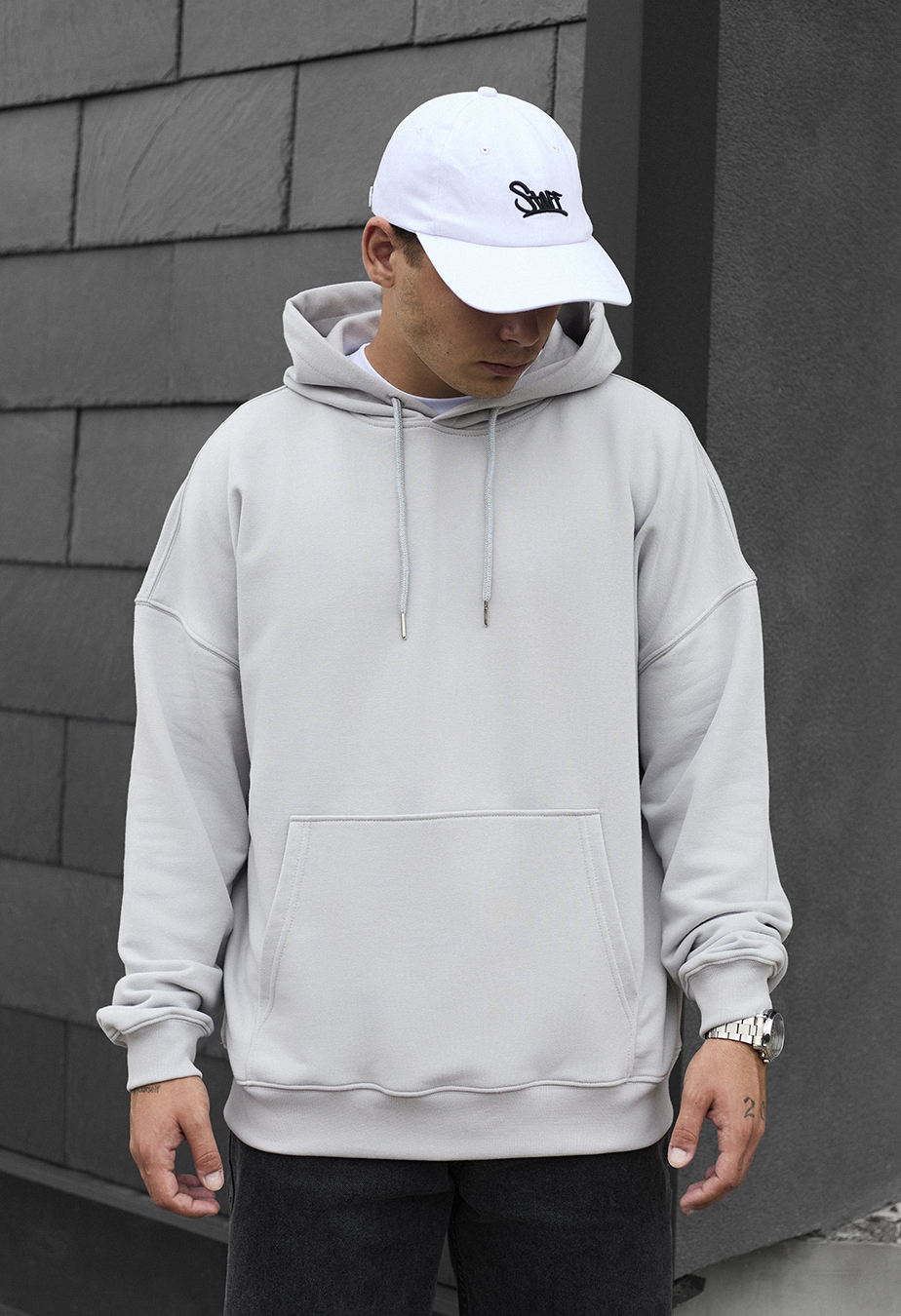 Hanorac Staff light gray oversize