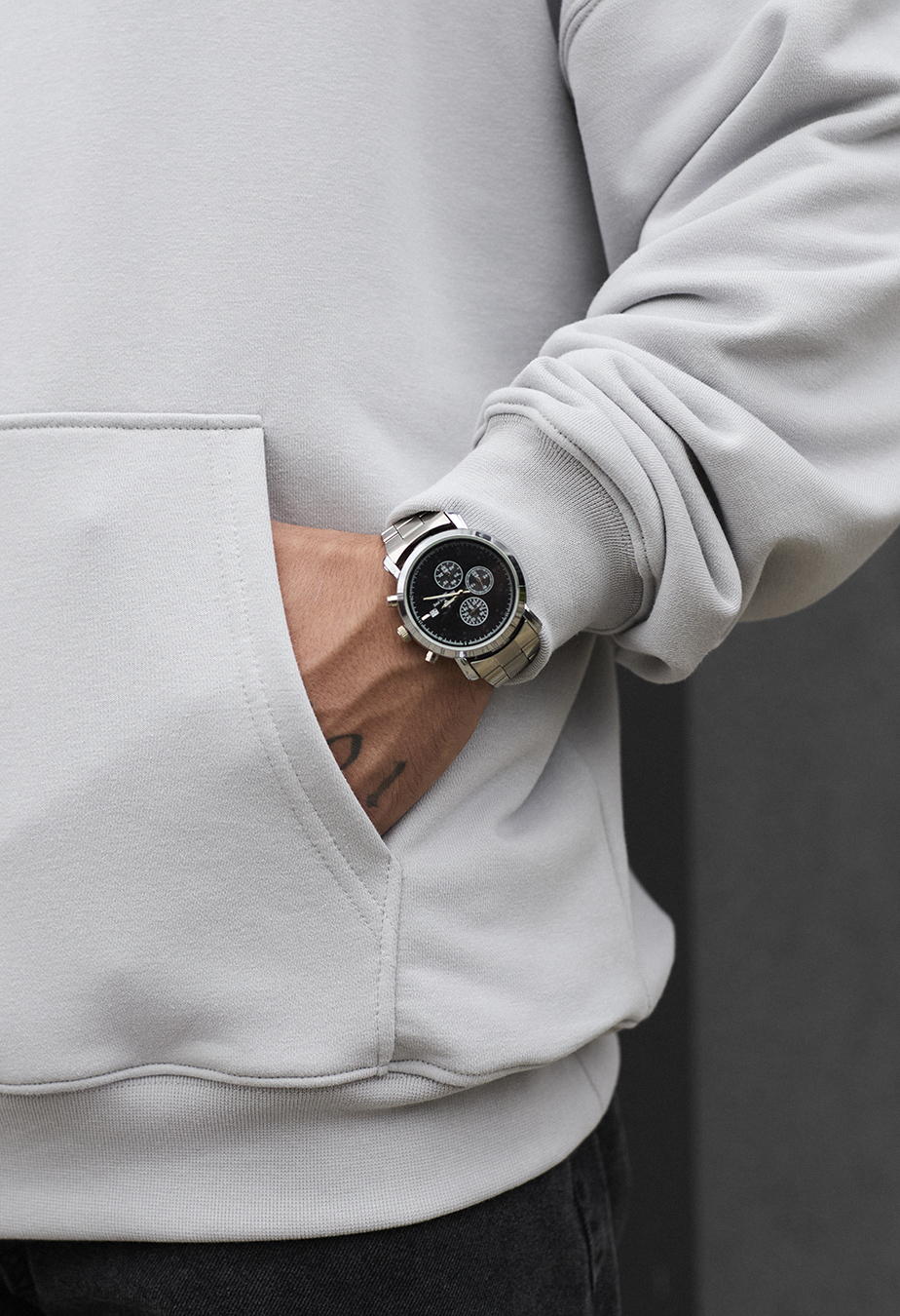 Hanorac Staff light gray oversize