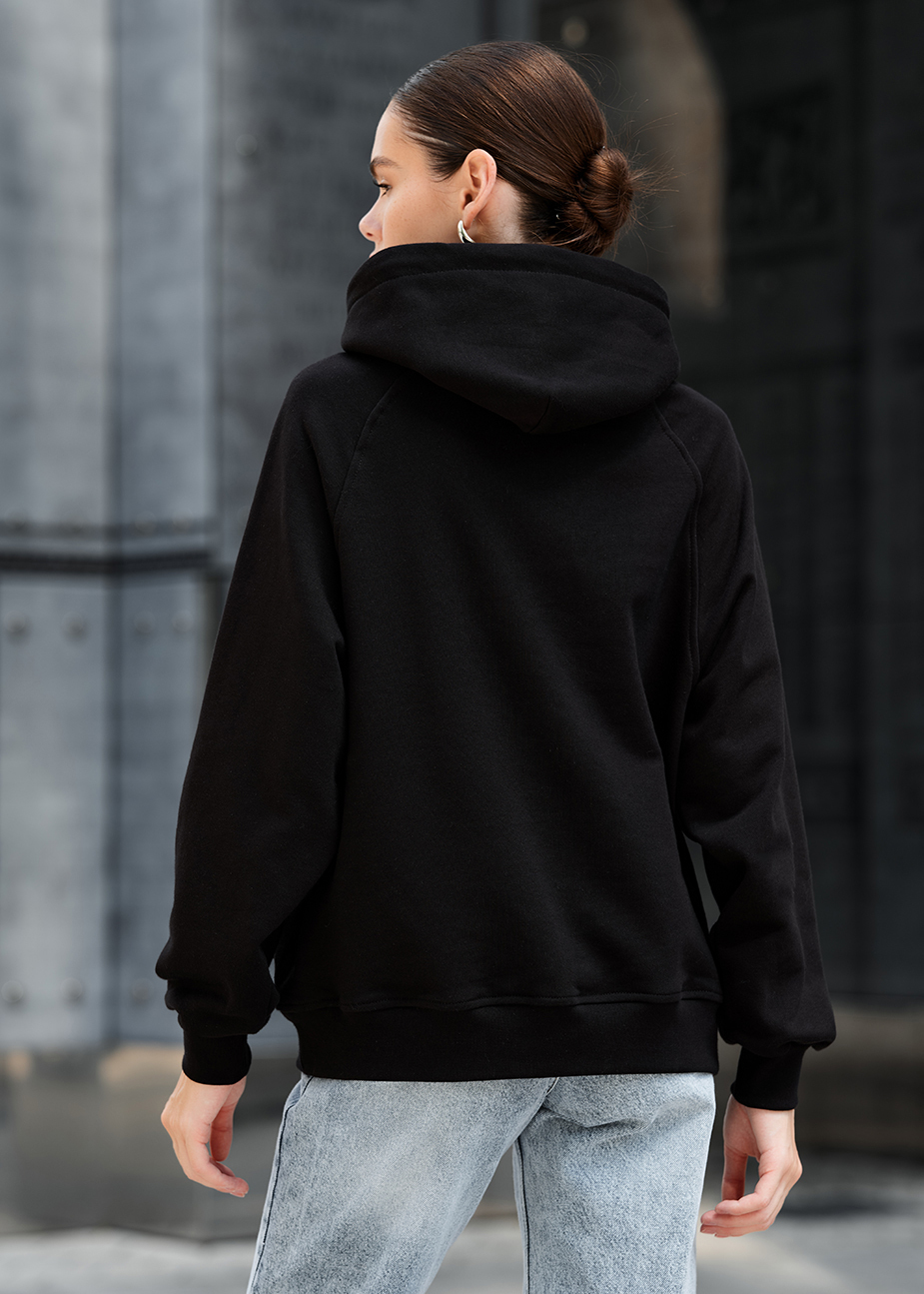 Hanorac de damă Staff black logo oversize