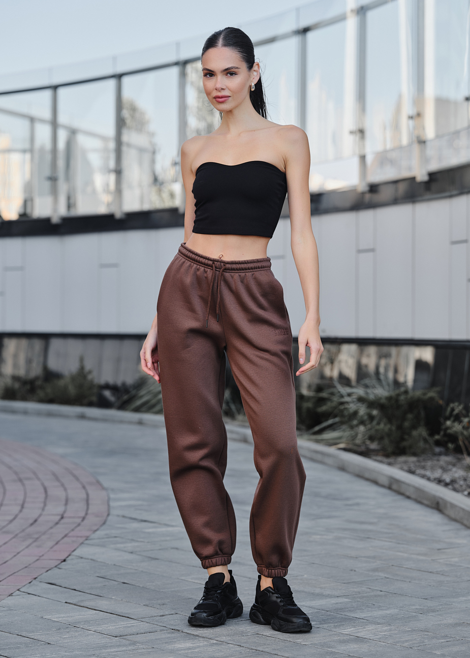 Trening de damă Staff nova brown fleece