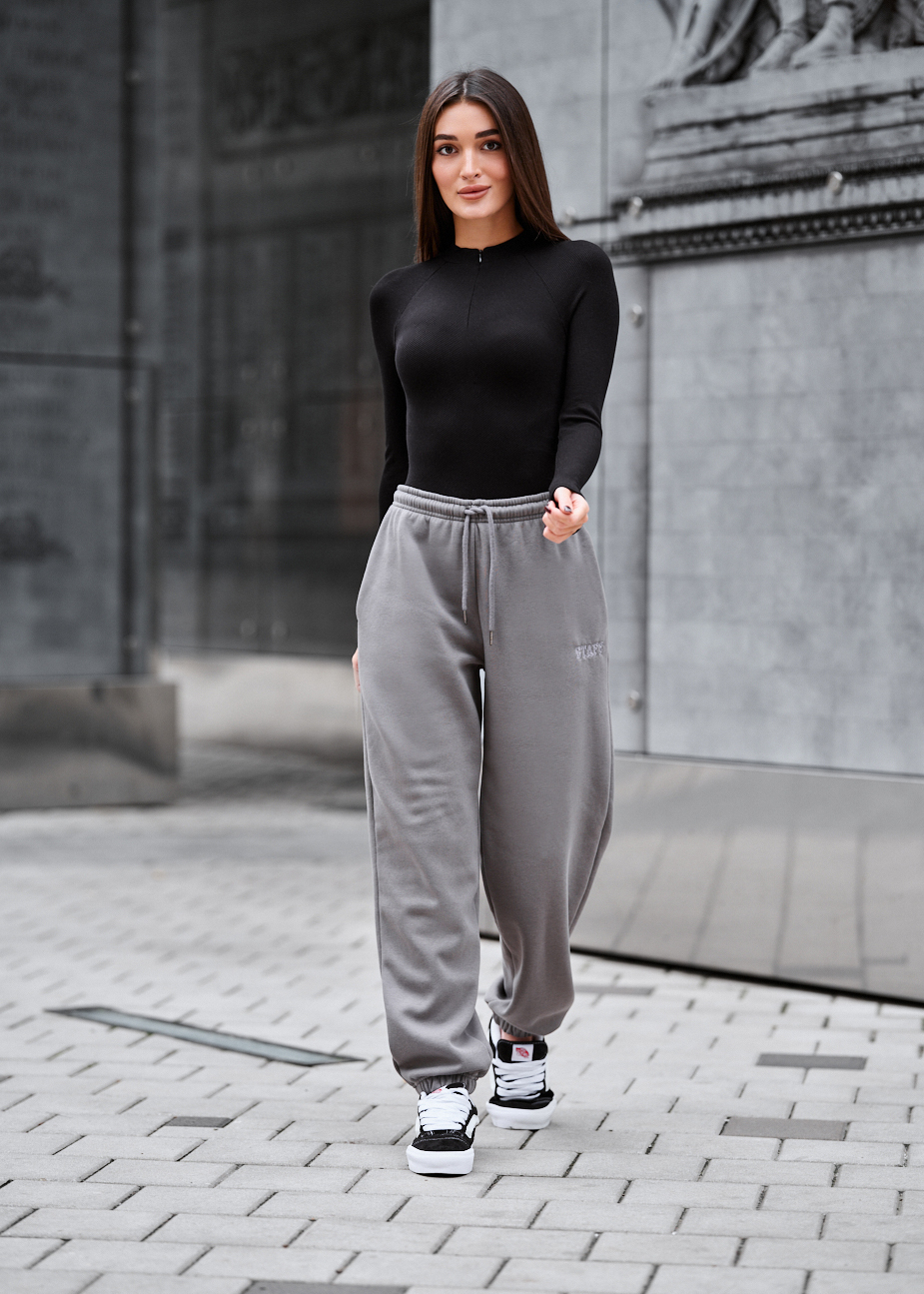 Pantaloni de trening de damă Staff nova gray fleece