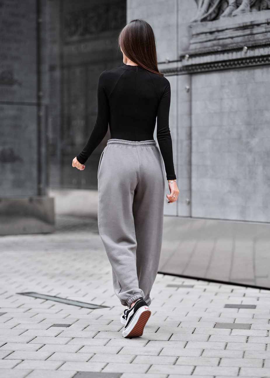 Pantaloni de trening de damă Staff nova gray fleece