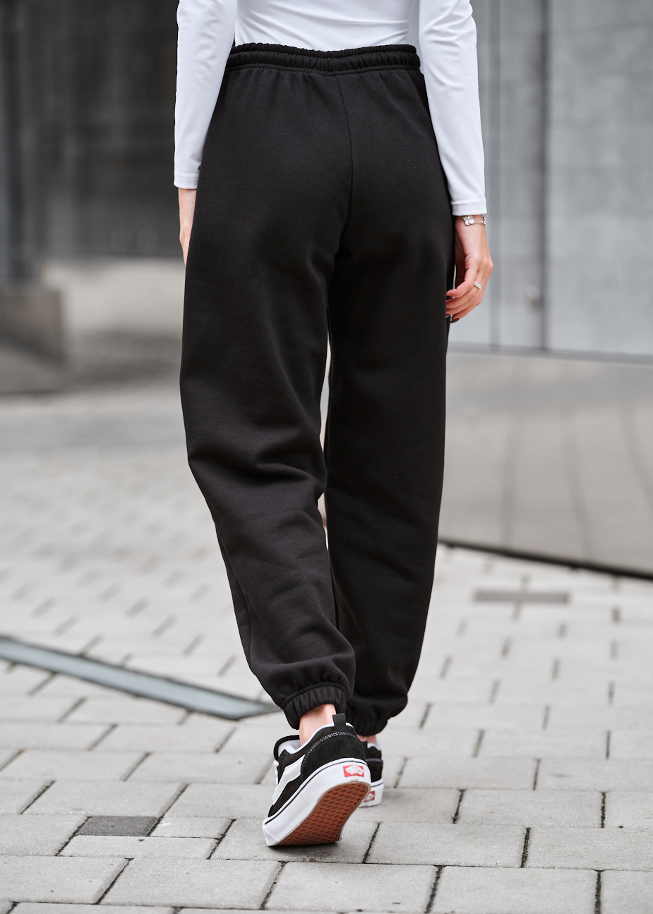 Pantaloni de trening de damă Staff nova black fleece