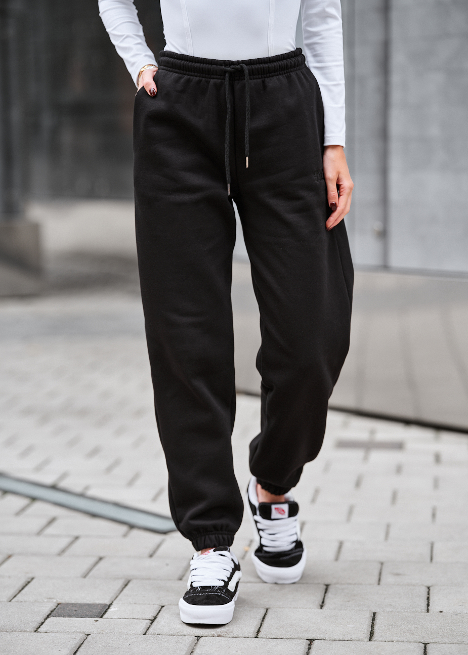 Pantaloni de trening de damă Staff nova black fleece