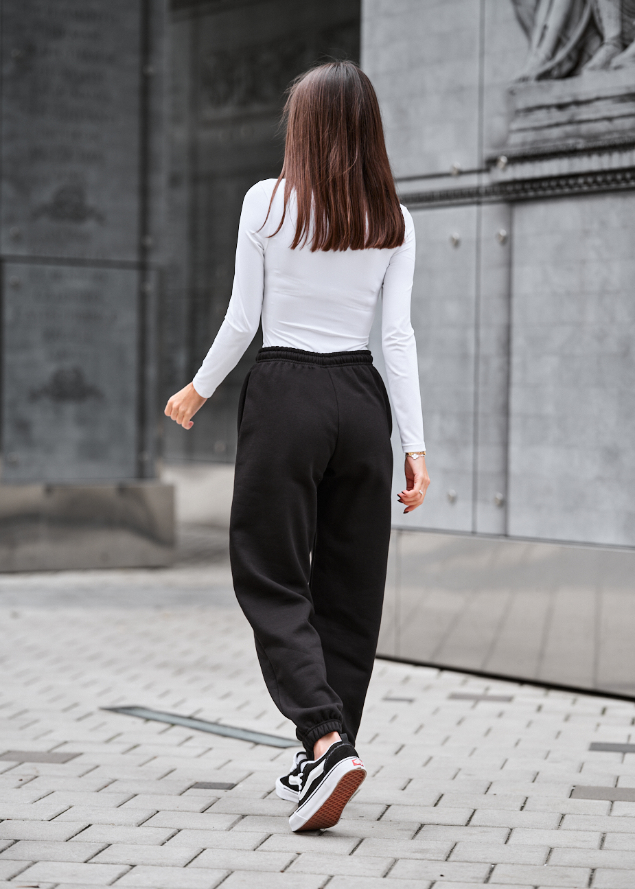 Pantaloni de trening de damă Staff nova black fleece