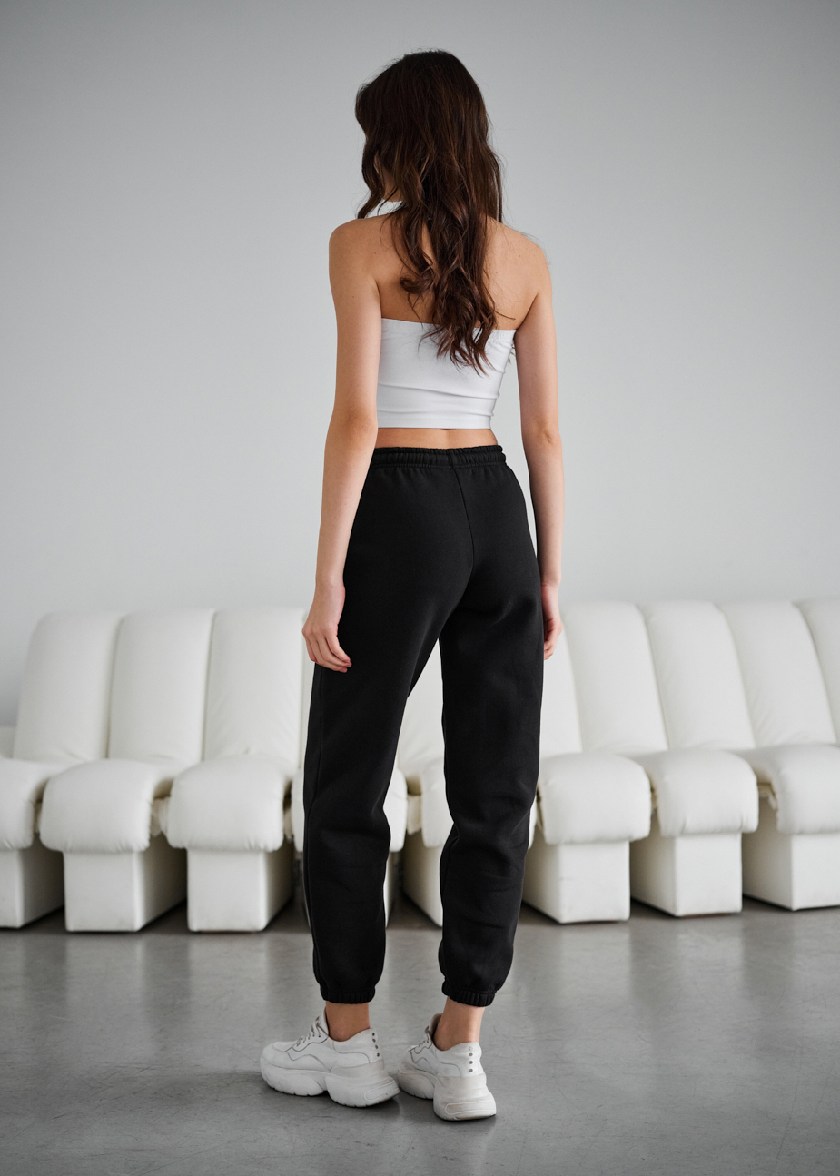 Pantaloni de trening de damă Staff nova black fleece